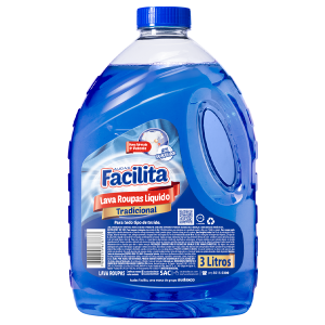 FACILITA LAVA ROUPAS LIQUIDO LAVANDA AudaxCo 3L