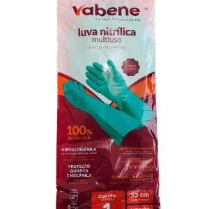 LUVA MULT NITRILICA VERDE - Vabene