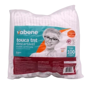 TOUCA TNT BRANCA SANFONADA - Vabene